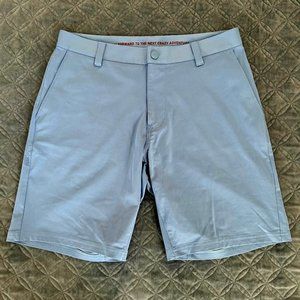 Rhone 9" Commuter Short in Blue, Size 32, Excellent Used Condition